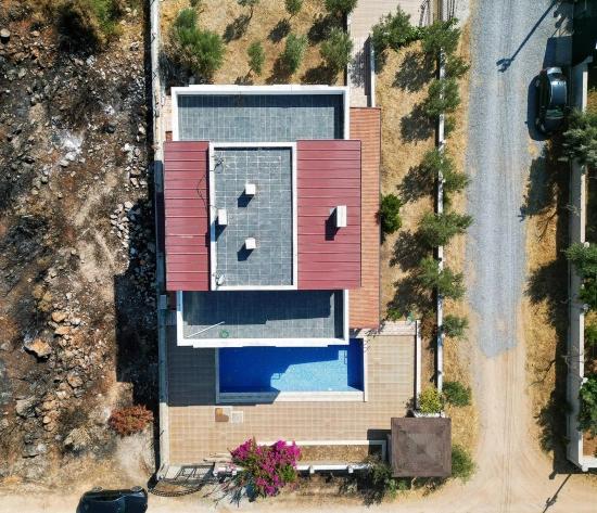 5+1 Twin Triplex Villa Mit Pool Im Bezirk Didim, Aydın