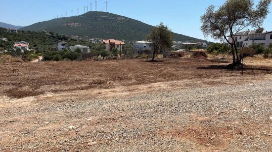 718 M² Großes, Als Villengrundstück Ausgewiesenes Baugrundstück In Didim Yeşiltepe Zu Verkaufen